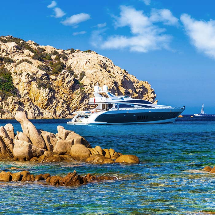 Luxury yacht