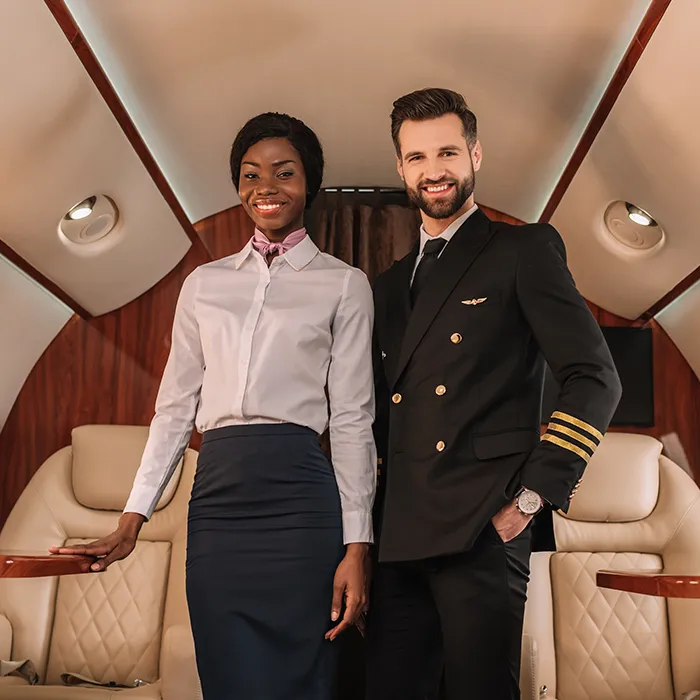 Private jet crew